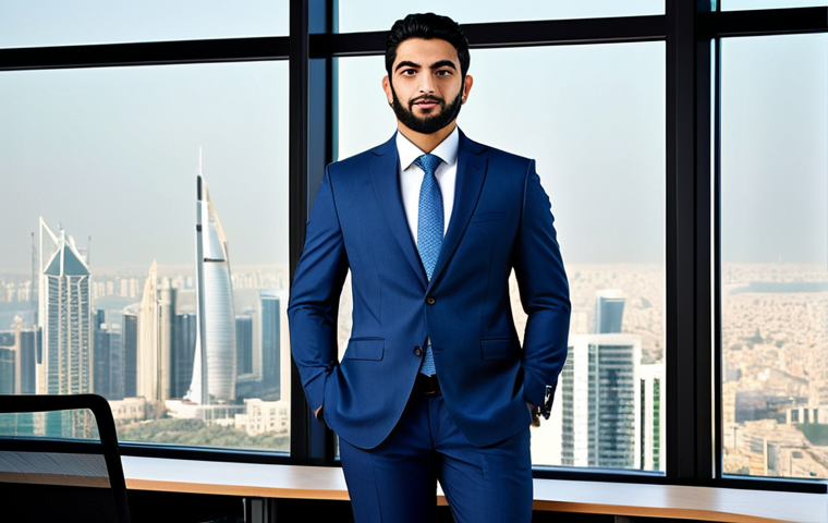 성과 기반 리더십 개발 방법 - Modern Business Leader**

"A professional Arab businessman in a tailored, modest suit, confidently s...