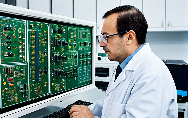 성과 관리와 데이터 보안 문제 - **

"A professional engineer in a clean, modern laboratory setting, fully clothed in appropriate saf...